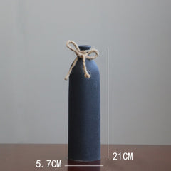 Decorative ceramic vases Simple modern frosted ceramic vase flower vase ceramic European flower vase for home decoration