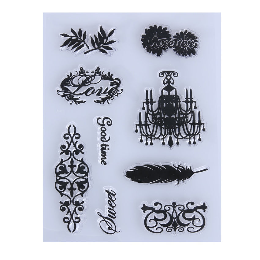 Transparent Clear Stamps for Scrapbooking silicon Stamp Seals Scrapbook Card DIY Photo Album Decor Scrapbooking Sellos Stamping