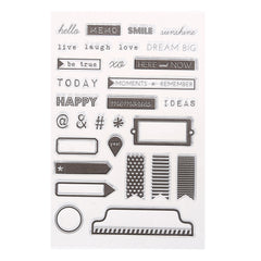 Clear Stamps Transparent Stamps for Scrapbooking Photo Album Decoration Silicone Seals Scrapbooking Card Scrapbook Handmade Tool