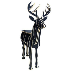 wood craft deer coffee table book shelves deer desk deer table wood furniture 141cm* 50cm*130cm
