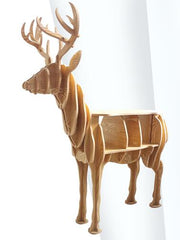 wood craft deer coffee table book shelves deer desk deer table wood furniture 141cm* 50cm*130cm