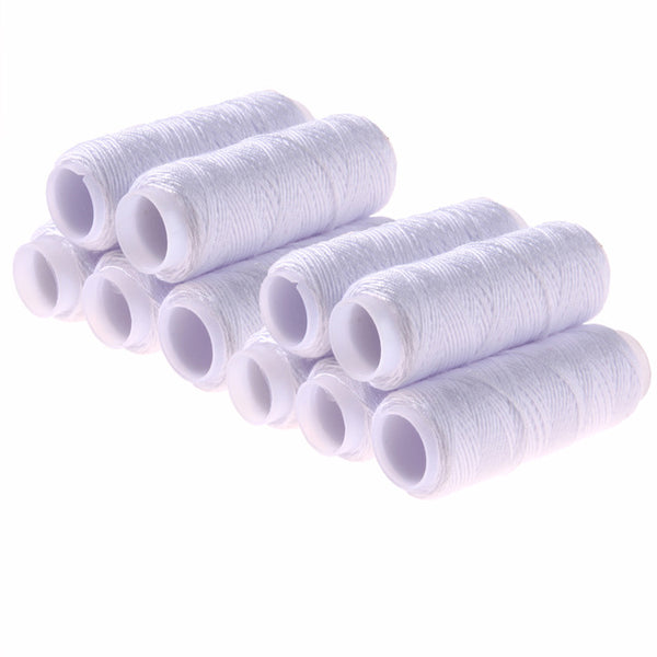 10pcs Polyester Spool Sewing Thread Hand Quilting Sewing Machine Embroidery Sewing Thread Home DIY Sewing Accessories