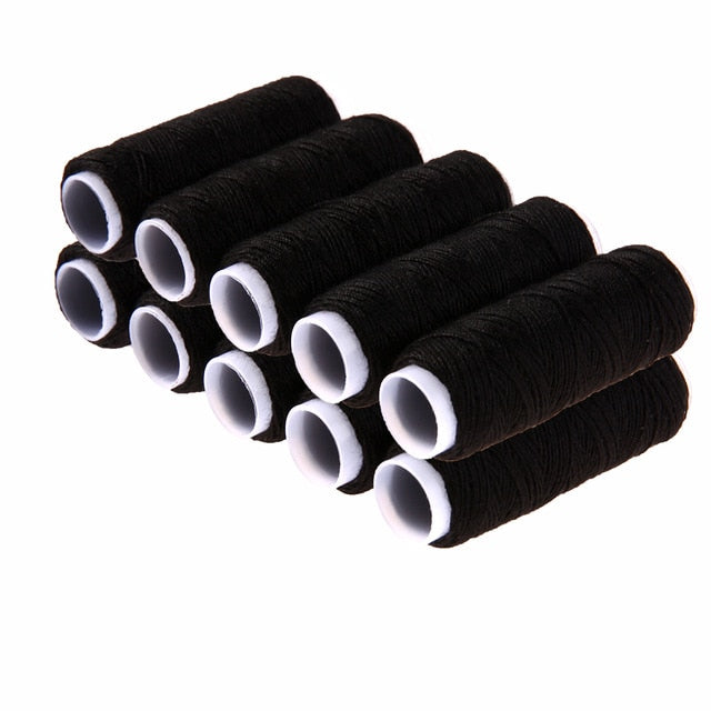 10pcs Polyester Spool Sewing Thread Hand Quilting Sewing Machine Embroidery Sewing Thread Home DIY Sewing Accessories