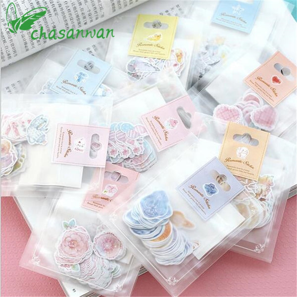 70Pc/Bag Scrapbooking Stickers Small Paper Sticker for Photo Album Diary Scrapbook DIY Notebook Decor Baby Gift Scrapbooking Toy