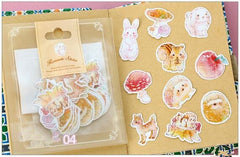 70Pc/Bag Scrapbooking Stickers Small Paper Sticker for Photo Album Diary Scrapbook DIY Notebook Decor Baby Gift Scrapbooking Toy