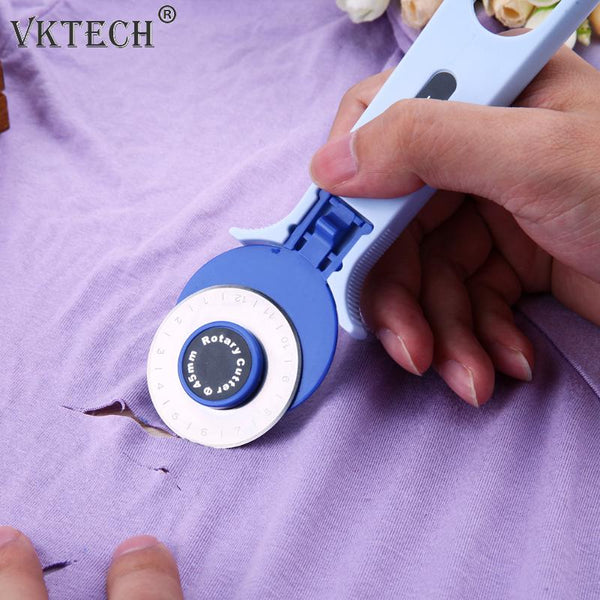 28/45mm Patchwork Leather Fabric Rotary Cutter Sewing Fabric Craft Cut Leather Cloth Cutting Tool Round Knife DIY Sewing Kit