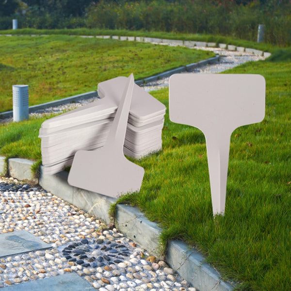100pcs Garden Tag Tools Plant T-type Tags Markers Nursery Garden Decoration Tags for Plants Garden Decor Gardening Labels Tool