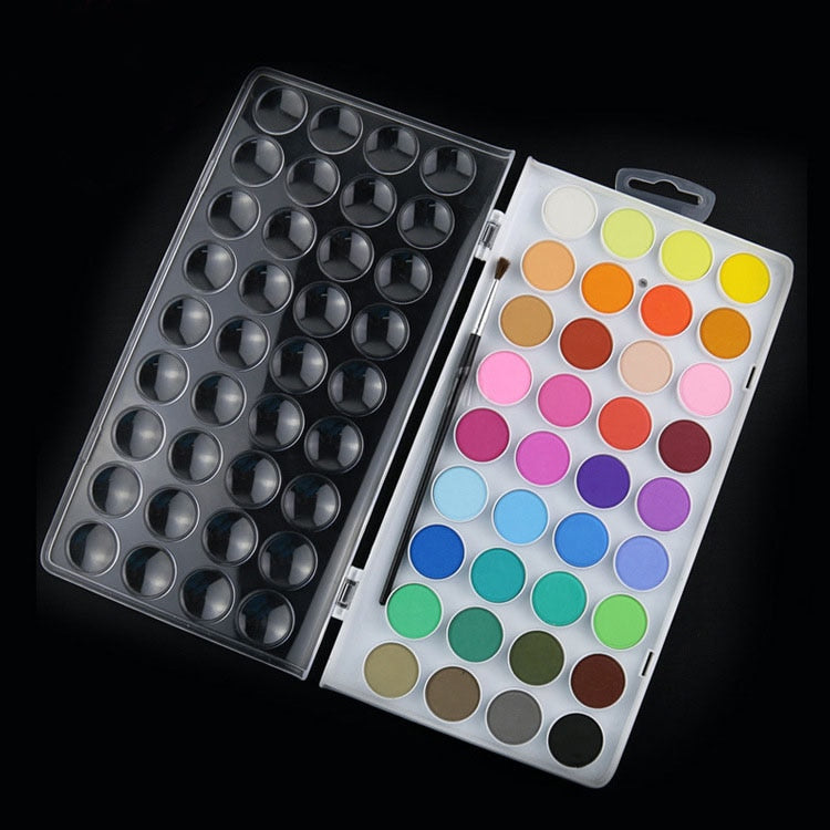 Solid gouache paint with colors watercolor paint art supplies in case for kids painting utensils 36 colors Painting Materials