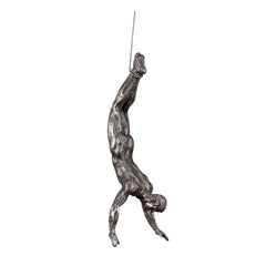Aqumotic Art Wall Decor Climbing Wall Decor Resin Hanging Wall Climbing Wall Mount Figure Bar Decoration Pendant Man Climbing