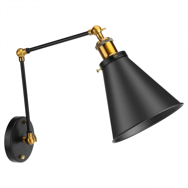 Adjustable LED Wall Light Vintage Industrial Loft Swing Arm Ambient Lighting Warehouse Wall Decor loft wall decor