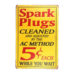 DL-Warning Genius at work art wall decor painting Tin Sign Wall Decor Retro Metal Art Poster