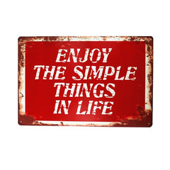 DL-Warning Genius at work art wall decor painting Tin Sign Wall Decor Retro Metal Art Poster