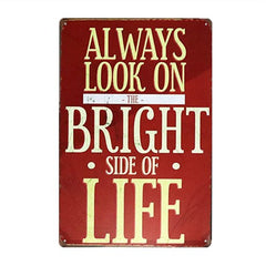 DL-Warning Genius at work art wall decor painting Tin Sign Wall Decor Retro Metal Art Poster