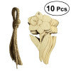 10pcs Unfinished Wooden Embellishments Wood Craft Hanging Decor Embellishments