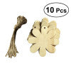 10pcs Unfinished Wooden Embellishments Wood Craft Hanging Decor Embellishments