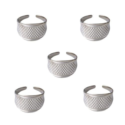 5/10Pcs Sewing Thimbles Adjustable Size Ring Thimble Sewing Quilting Craft Sewing Sewing Notions