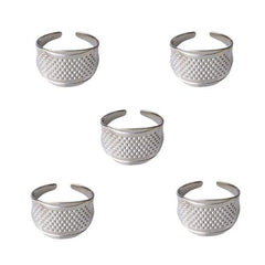 5/10Pcs Sewing Thimbles Adjustable Size Ring Thimble Sewing Quilting Craft Sewing Sewing Notions