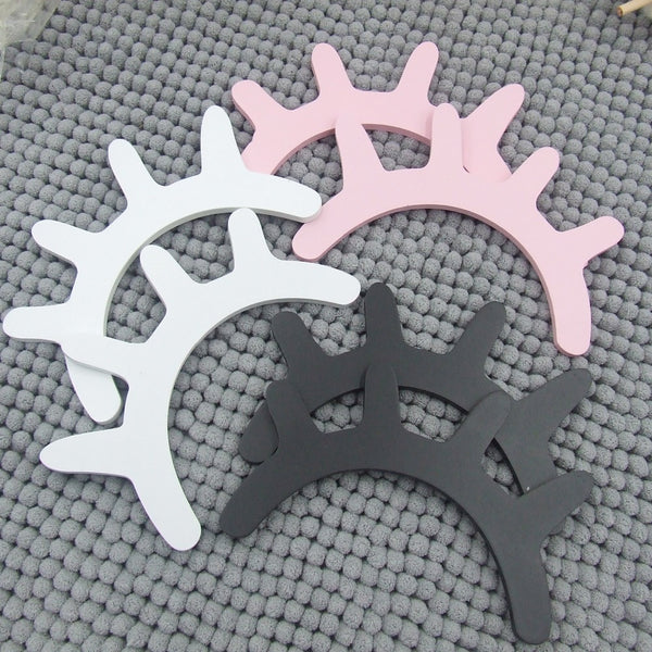 Nordic Style Cute Wood Thin 6mm 3D Eyelash Wall Decor Eyelash Wall Decor Kid Baby Room Background Wall Decor Home Decoration