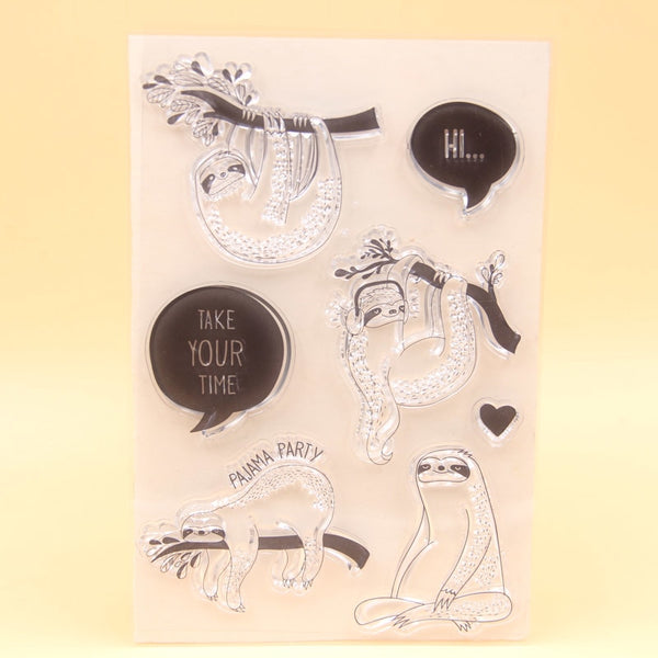 KLJUYP Clear Stamps Scrapbook Paper Craft Clear stamp scrapbooking 456
