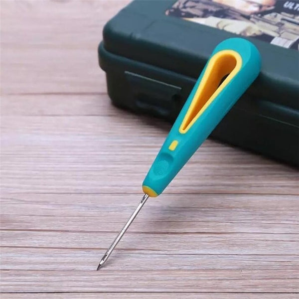 Sewing Crochet Plastics Steel Sticher Sewing Awl For Shoes Repair Sewing Needle Hook Tool Sewing Accessories Drop Shipping 80201
