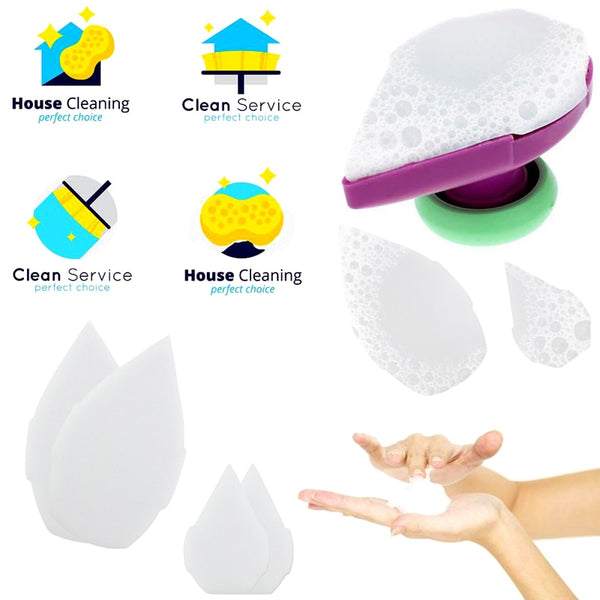 2pcs/Set Decorative Paint Sponges Replacement Paint Roller Tray Set Paint Pad Painting Brush Point Paint Sponges Household DIY