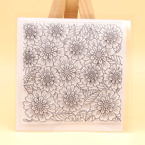 KLJUYP New Background Clear Stamps Scrapbook Paper Craft Clear stamp scrapbooking