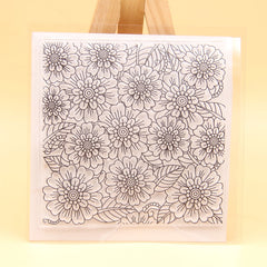 KLJUYP New Background Clear Stamps Scrapbook Paper Craft Clear stamp scrapbooking