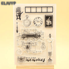 KLJUYP Clear Stamps Scrapbook Paper Craft Clear stamp scrapbooking 467