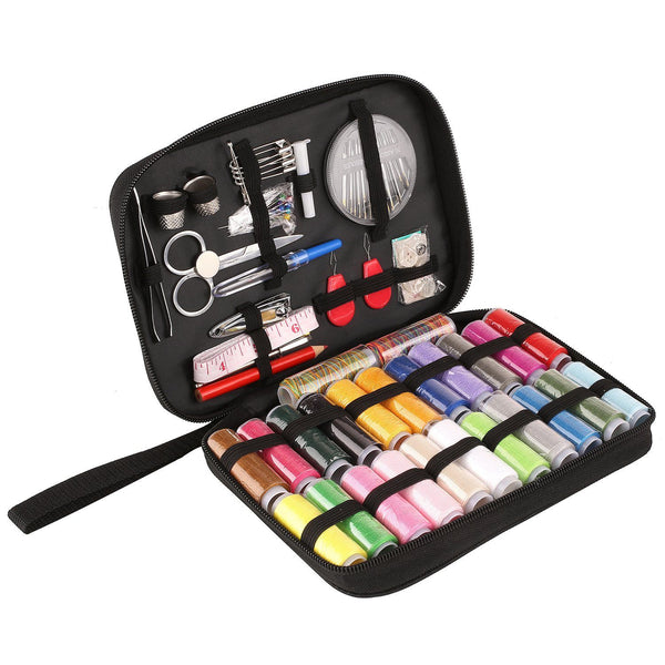 Sewing Kit, DIY Sewing Supplies with 94 Sewing Accessories, Portable Sewing Kit for Beginner, Traveller and Emergency Clothing