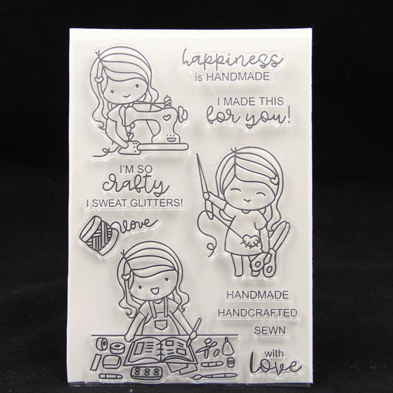 VYUTXA Handmade Clear Stamps Scrapbook Paper Craft Clear stamp scrapbooking
