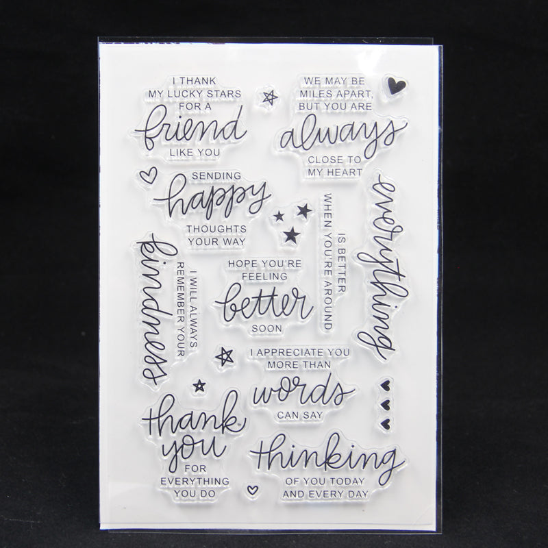 VYUTXA New Clear Stamps Scrapbook Paper Craft Clear stamp scrapbooking