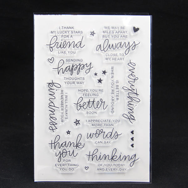 VYUTXA New Clear Stamps Scrapbook Paper Craft Clear stamp scrapbooking