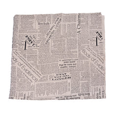 Hoomall 1PC 97x50cm Vintage Newspaper Pattern Natural Linen Cotton Fabric Quilting Patchwork DIY Sewing Fabric Cloth