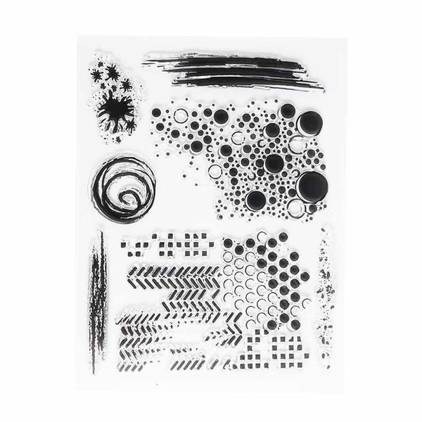 Circle Dot Diy Hand Account Scrapbook Scrapbook Finished Chapter Stamp Transparent Seal