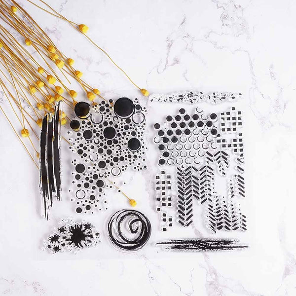Circle Dot Diy Hand Account Scrapbook Scrapbook Finished Chapter Stamp Transparent Seal
