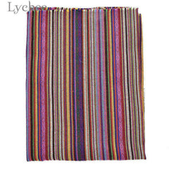 Lychee African Style Floral Cotton Linen Fabric Vintage Printed Flower Sewing Fabric DIY Sewing Textile Materials