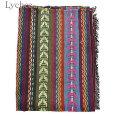 Lychee African Style Floral Cotton Linen Fabric Vintage Printed Flower Sewing Fabric DIY Sewing Textile Materials