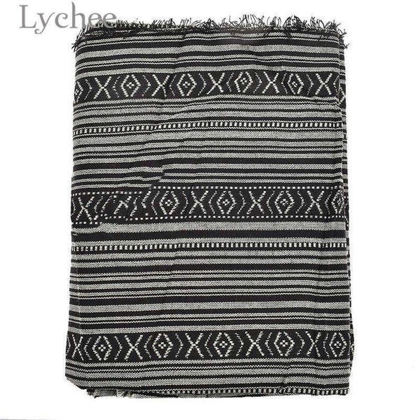 Lychee African Style Floral Cotton Linen Fabric Vintage Printed Flower Sewing Fabric DIY Sewing Textile Materials