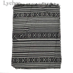 Lychee African Style Floral Cotton Linen Fabric Vintage Printed Flower Sewing Fabric DIY Sewing Textile Materials