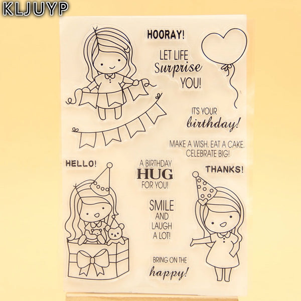 KLJUYP Clear Stamps Scrapbook Paper Craft Clear stamp scrapbooking KL141