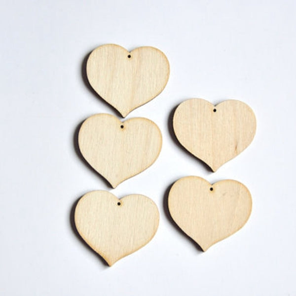laser cut wood craft heart keychain custom keychain 50*50mm