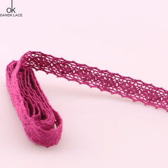 5 yads  Apparel Sewing Fabric  DIY   Trim Cotton Crocheted Lace Fabric Wedding Decration Handmade Accessories Craft