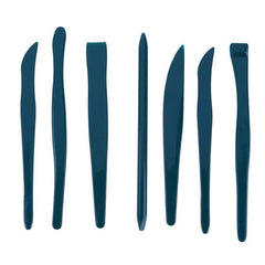 7pcs/Set Plastic Art Craft Clay Pottery Tools Sculpture Carver Pottery Ceramic Pottery Ceramics Craft Carving Tool E5M1