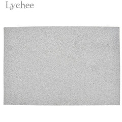 Lychee 21x30cm A4 Glitter Felt Fabric Colorful Felt Material DIY Sewing Fabric for Toys Bags Crafts