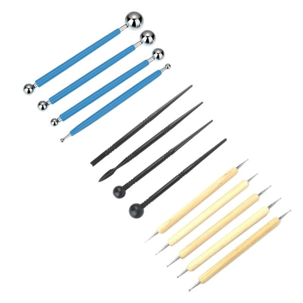 13pcs/set Pottery Tools Set for Clay Pottery Ceramics Sculpting Carving Modeling Rock Painting diy supplies