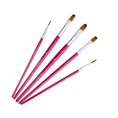 5pcs/set Oil Paintings Drawing Brushes Paint Brushes for Acrylic Painting