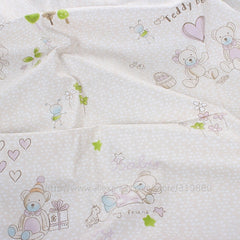 Cartoon bear fabric 95% Cotton Fabric for Baby Quilts Cushion cloth Pillows Sewing Fabric Telas Patchwork Tissus