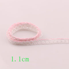 5 yads  Apparel Sewing Fabric  DIY   Trim Cotton Crocheted Lace Fabric Wedding Decration Handmade Accessories Craft