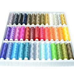 Drop Shipping Cloth Sewing Tool 39 Spoons Sewing Thread Box Set Sewing Machine Knitting Thread Thick Line Hand Stitching Sewing